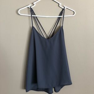 Blouse like tank top